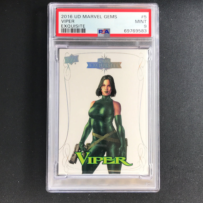 2016 Marvel Gems Viper Exquisite 151/199 PSA 9 583
