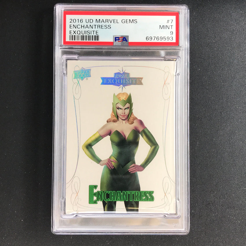 2016 Marvel Gems Enchantress Exquisite 112/199 PSA 9 593