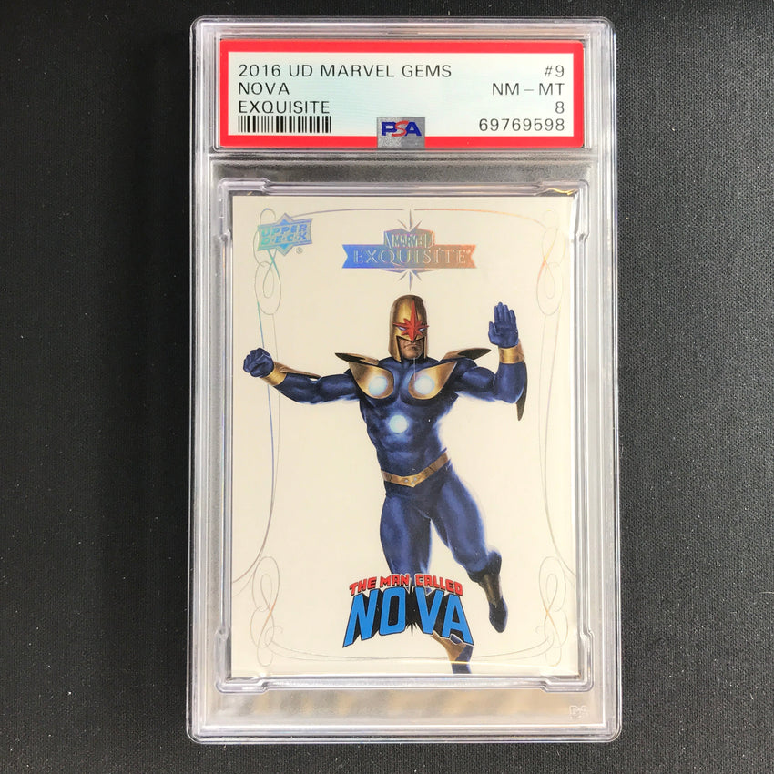 2016 Marvel Gems Nova Exquisite 126/199 PSA 8 598