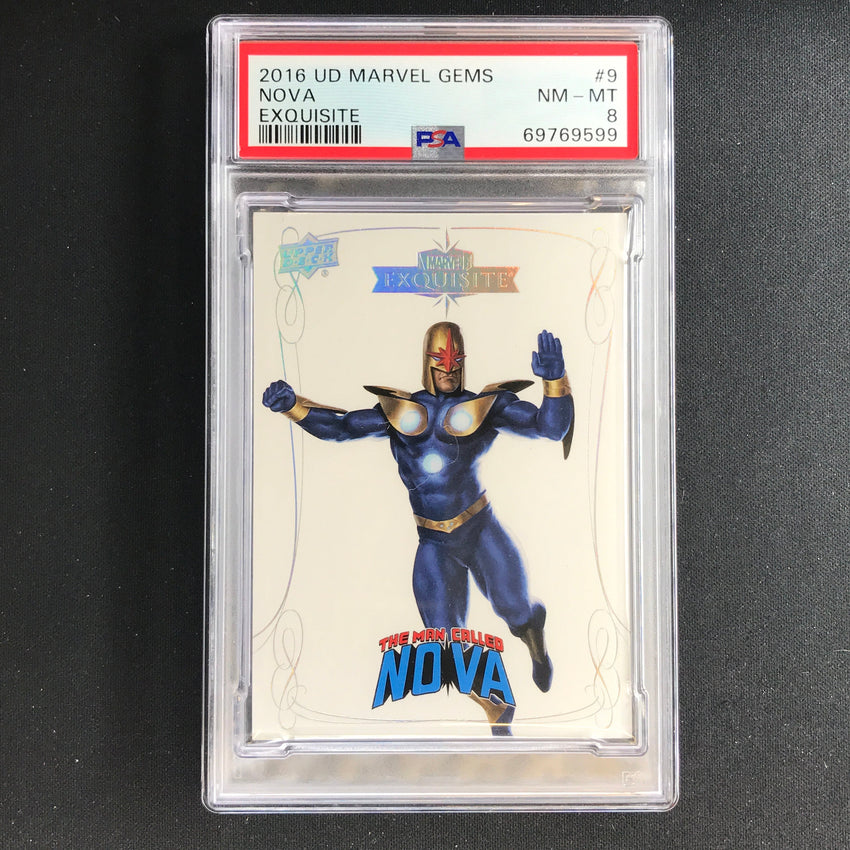 2016 Marvel Gems Nova Exquisite 142/199 Psa 8 599