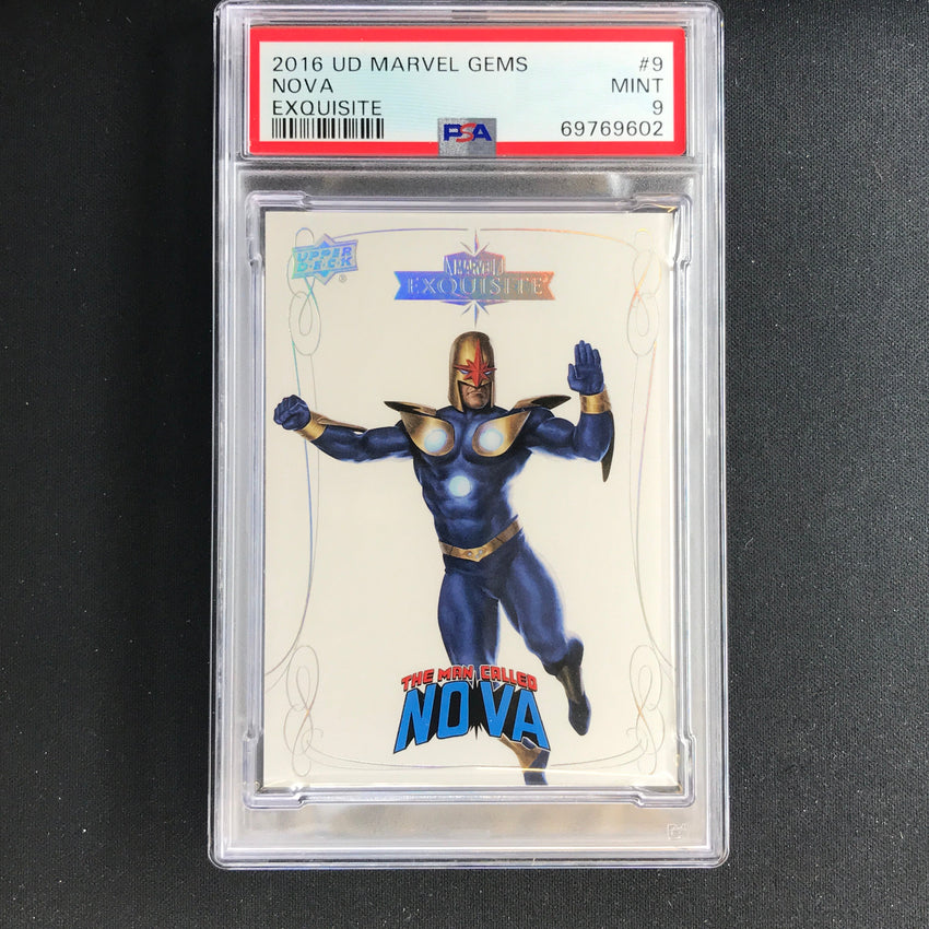 2016 Marvel Gems Nova Exquisite 190/199 PSA 8 602