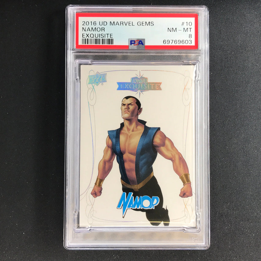 2016 Marvel Gems Namor Exquisite 131/199 PSA 8 603