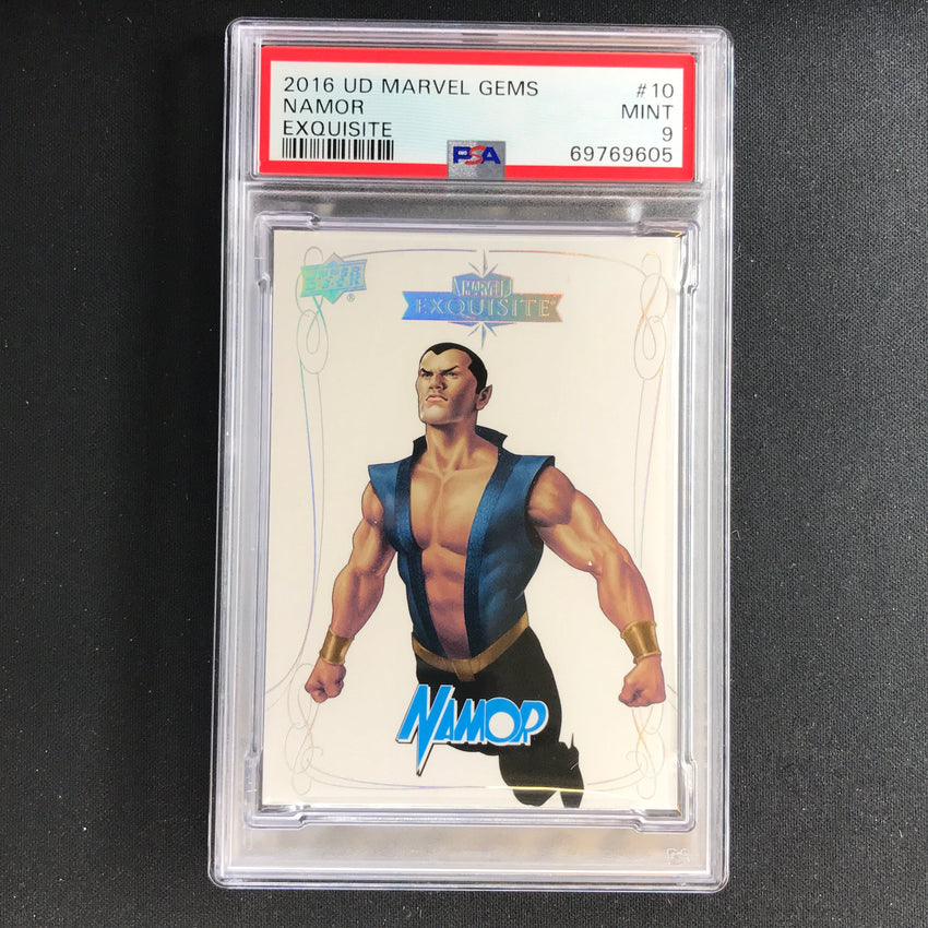 2016 Marvel Gems Namor Exquisite 160/199 PSA 9 605