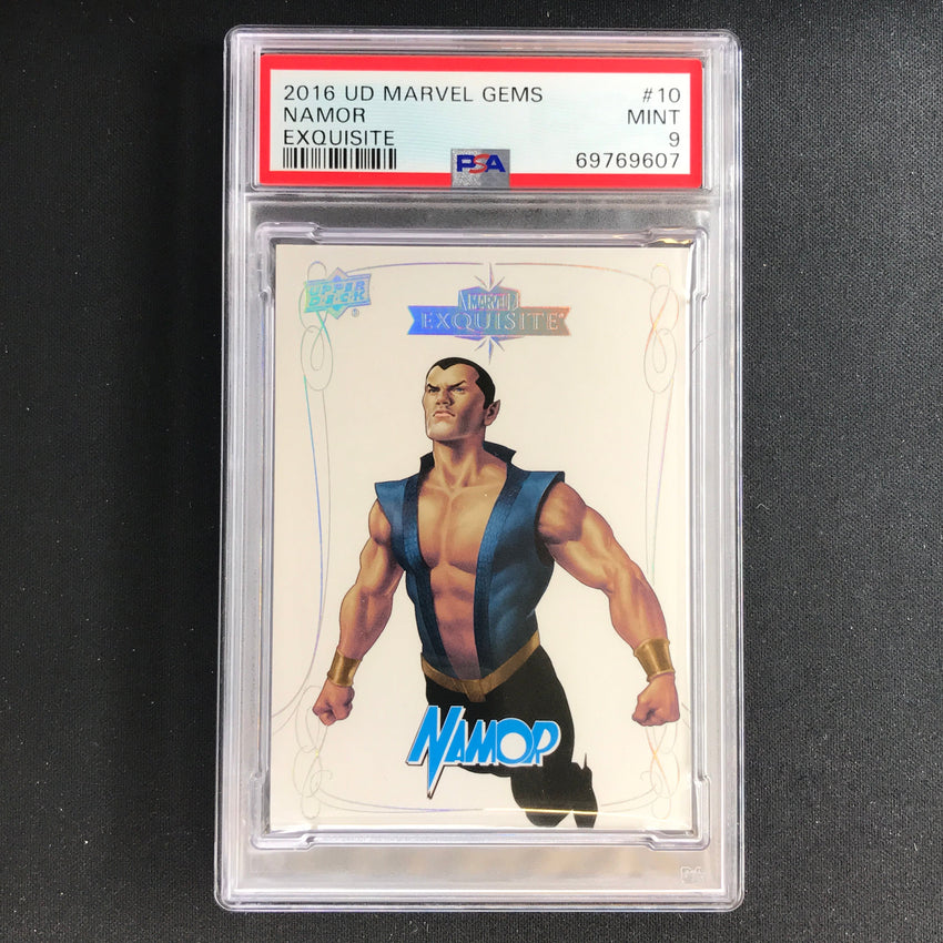 2016 Marvel Gems Namor Exquisite 163/199 PSA 9 607