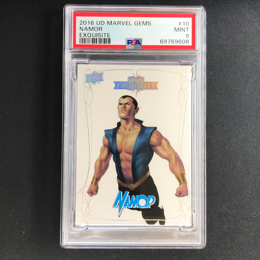 2016 Marvel Gems Namor Exquisite 179/199 PSA 9 608