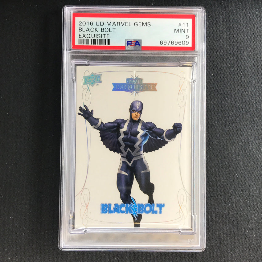 2016 Marvel Gems Black Bolt Exquisite 016/199 PSA 9 609