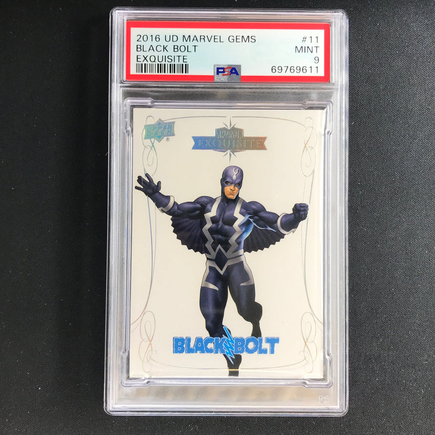2016 Marvel Gems Black Bolt Exquisite 103/199 Psa 9 611