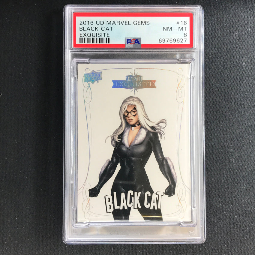 2016 Marvel Gems Black Cat Exquisite 055/199 PSA 8 627