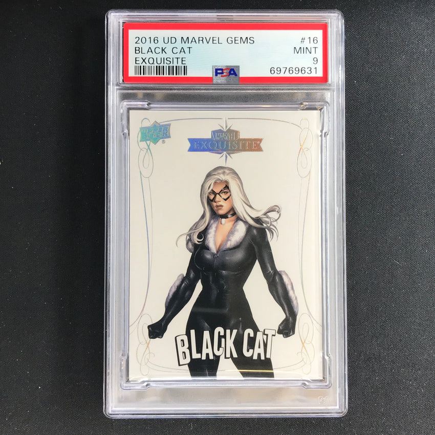 2016 Marvel Gems Black Cat Exquisite 123/199 Psa 9 631