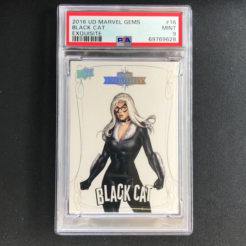 2016 Marvel Gems Black Cat Exquisite 073/199 PSA 9 628