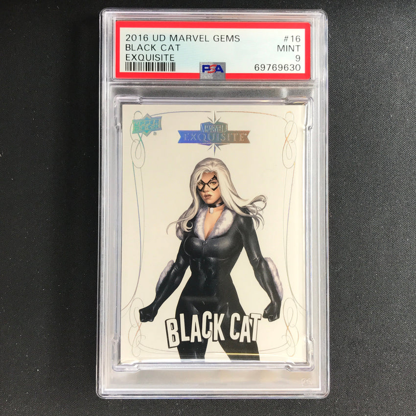 2016 Marvel Gems Black Cat Exquisite 107/199 PSA 9 630