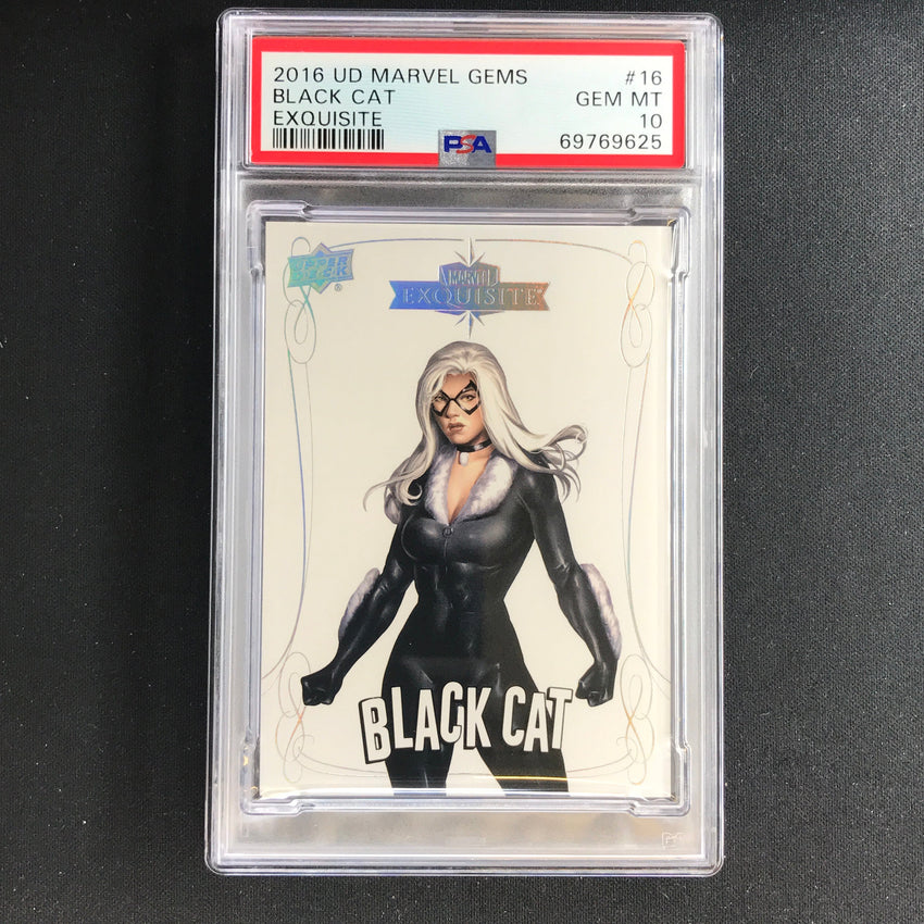 2016 Marvel Gems Black Cat Exquisite 032/199 PSA 10 625