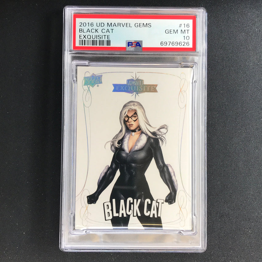 2016 Marvel Gems Black Cat Exquisite 040/199 PSA 10 626