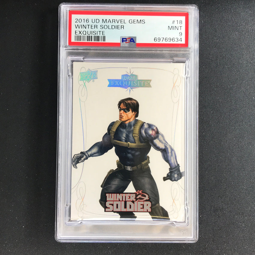 2016 Marvel Gems Winter Soldier Exquisite 105/199 Psa 9 634