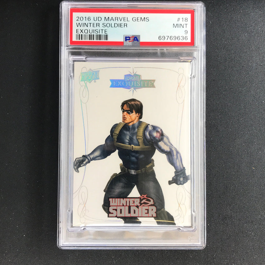 2016 Marvel Gems Winter Soldier Exquisite 134/199 PSA 9 636