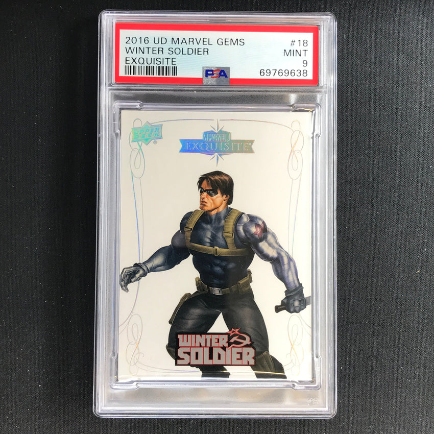 2016 Marvel Gems Winter Soldier Exquisite 198/199 PSA 9 638