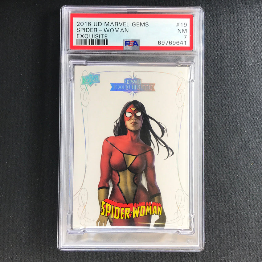 2016 Marvel Gems Spider-woman Exquisite 177/199 PSA 7 641