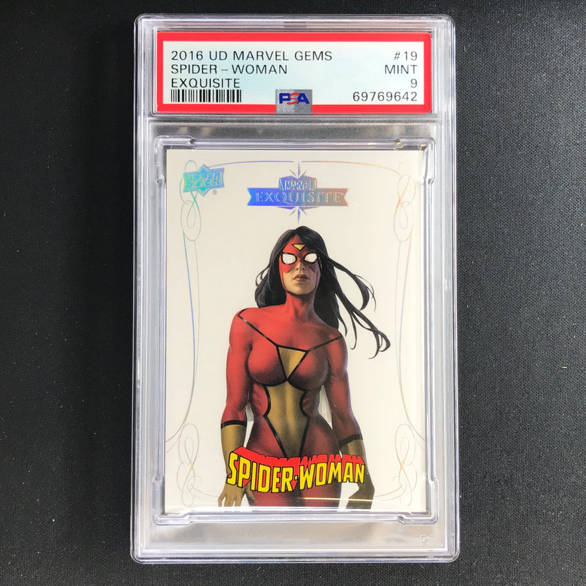 2016 Marvel Gems Spider-woman Exquisite 190/199 PSA 9 642