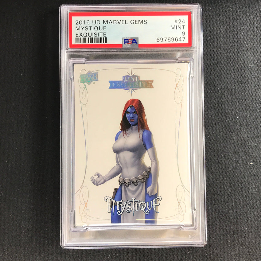 2016 Marvel Gems Mystique Exquisite 47/99 Psa 9 647