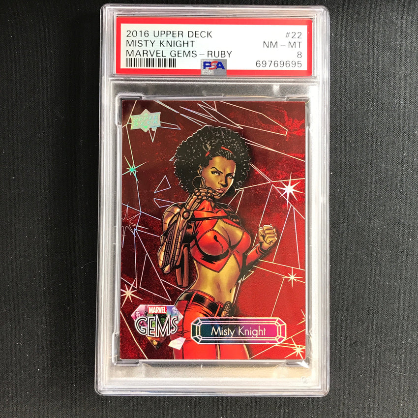 2016 Marvel Gems Misty Knight Ruby 35/99 PSA 8 695