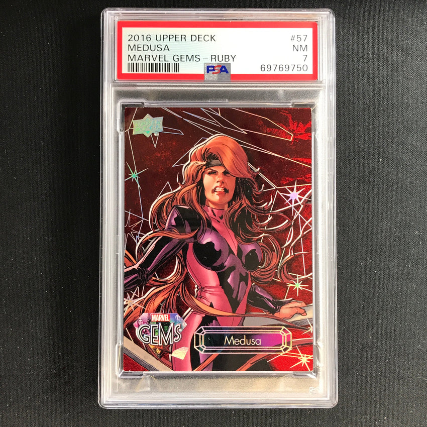 2016 Marvel Gems Medusa Ruby 43/99 PSA 7 750