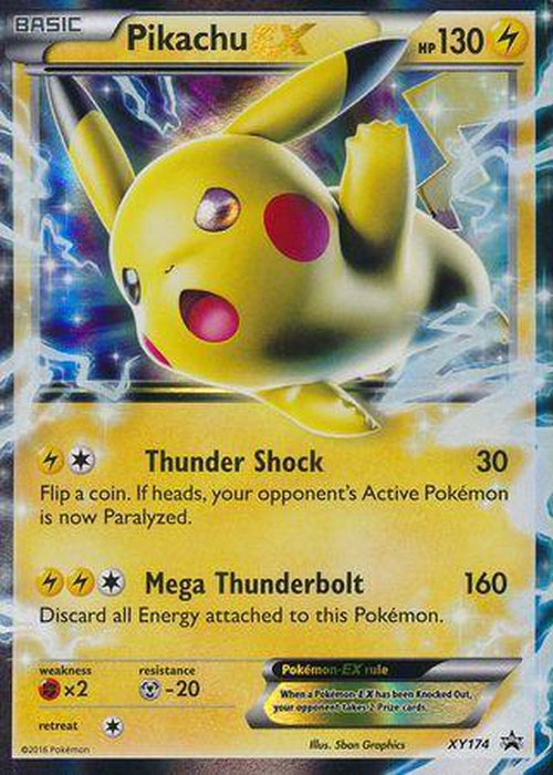 Pikachu EX - XY174 - Ultra Rare Promo-Cherry Collectables