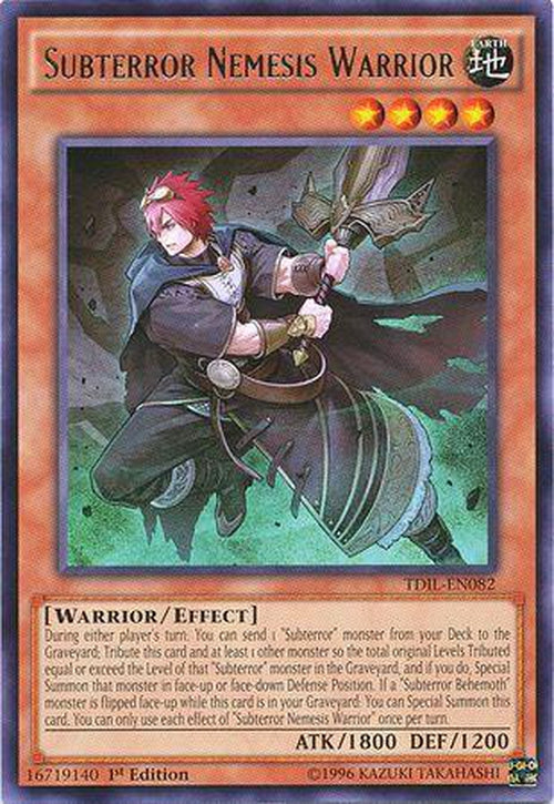 Subterror Nemesis Warrior - TDIL-ENSE3 Super Rare Limited Edition-Cherry Collectables