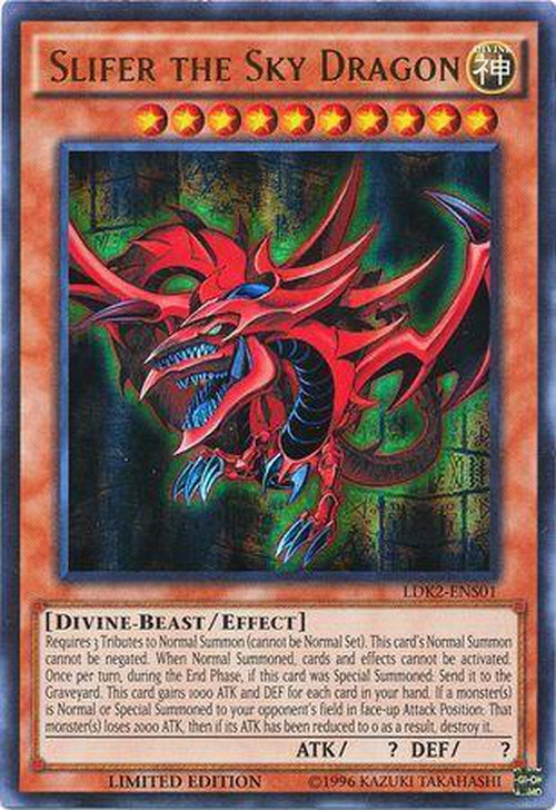 Egyptian God Card Set - Slifer, Obelisk & Ra - LDK2 - Ultra Rare Limited Edition-Cherry Collectables
