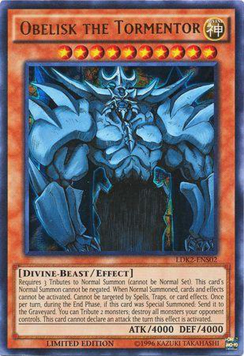 Egyptian God Card Set - Slifer, Obelisk & Ra - LDK2 - Ultra Rare Limited Edition-Cherry Collectables