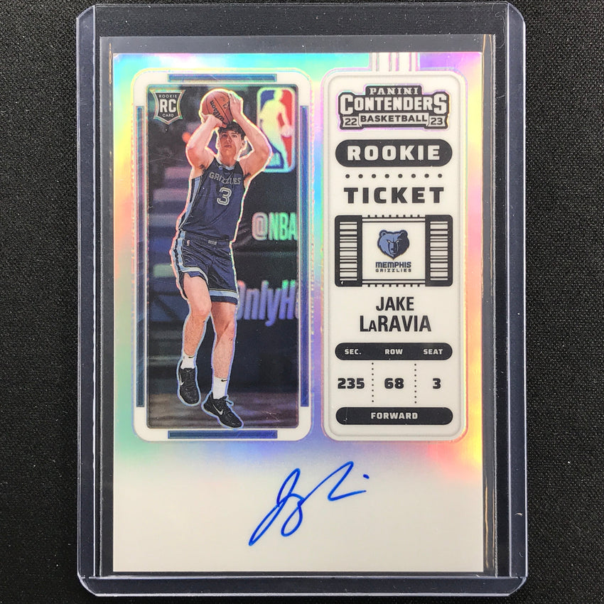 2022-23 Contenders Jake Laravia Rookie Ticket Auto Premium Edition Sp No 120