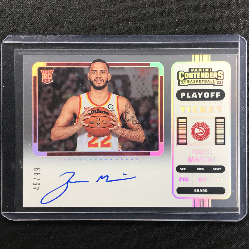 2022-23 Contenders Tyrese Martin Rookie Ticket Variation Auto Playoff 45/99