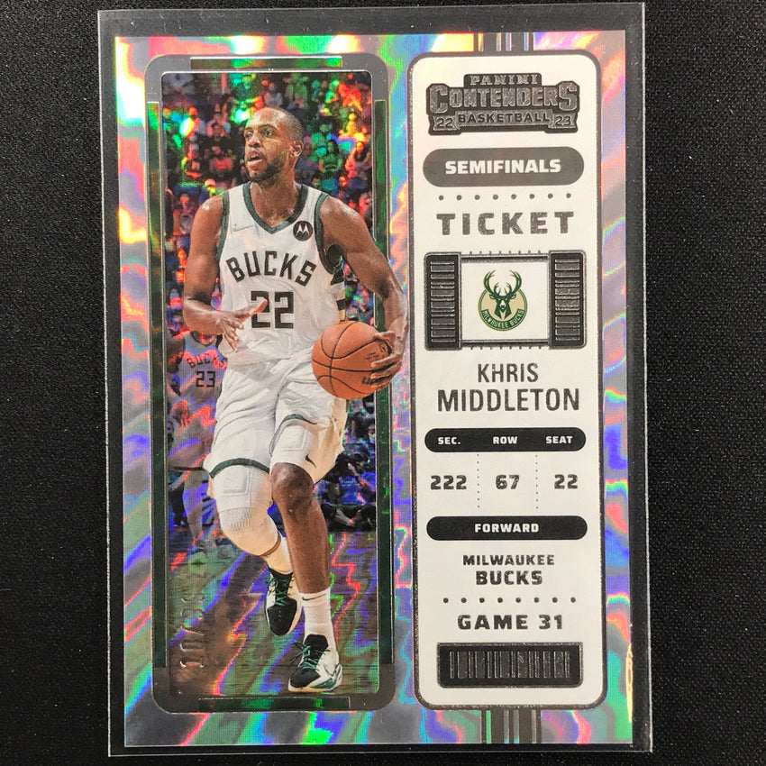 2022-23 Contenders Khris Middleton Semifinals Ticket 10/99
