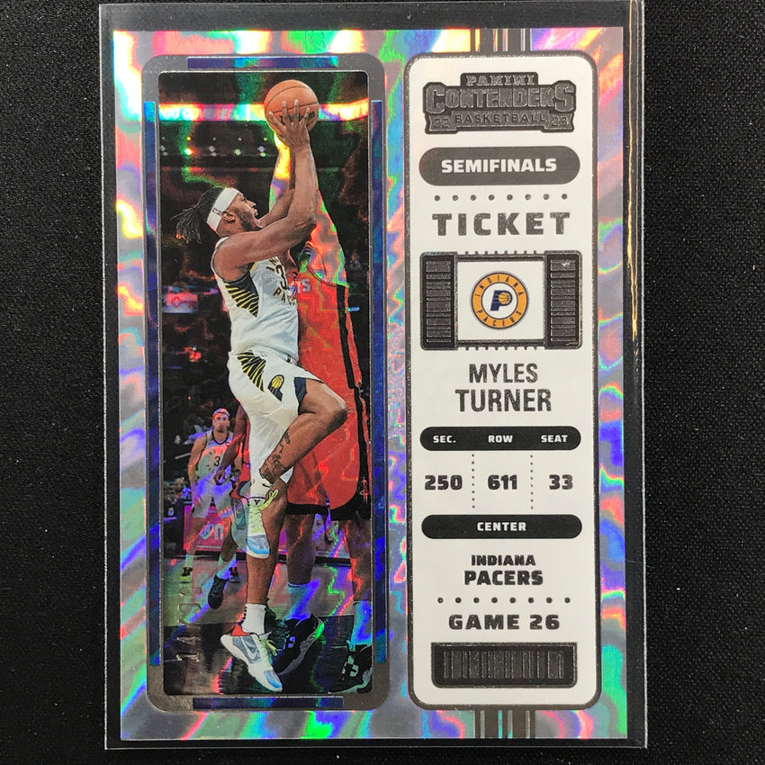 2022-23 Contenders Myles Turner Semifinals Ticket 14/99