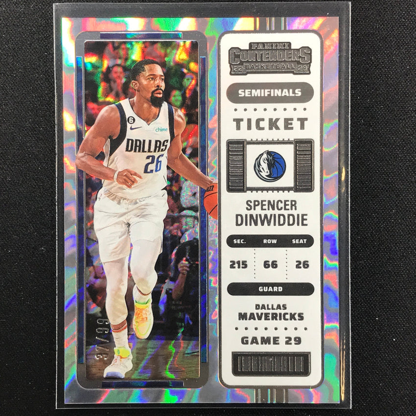 2022-23 Contenders Spencer Dinwiddie Semifinals Ticket 37/99