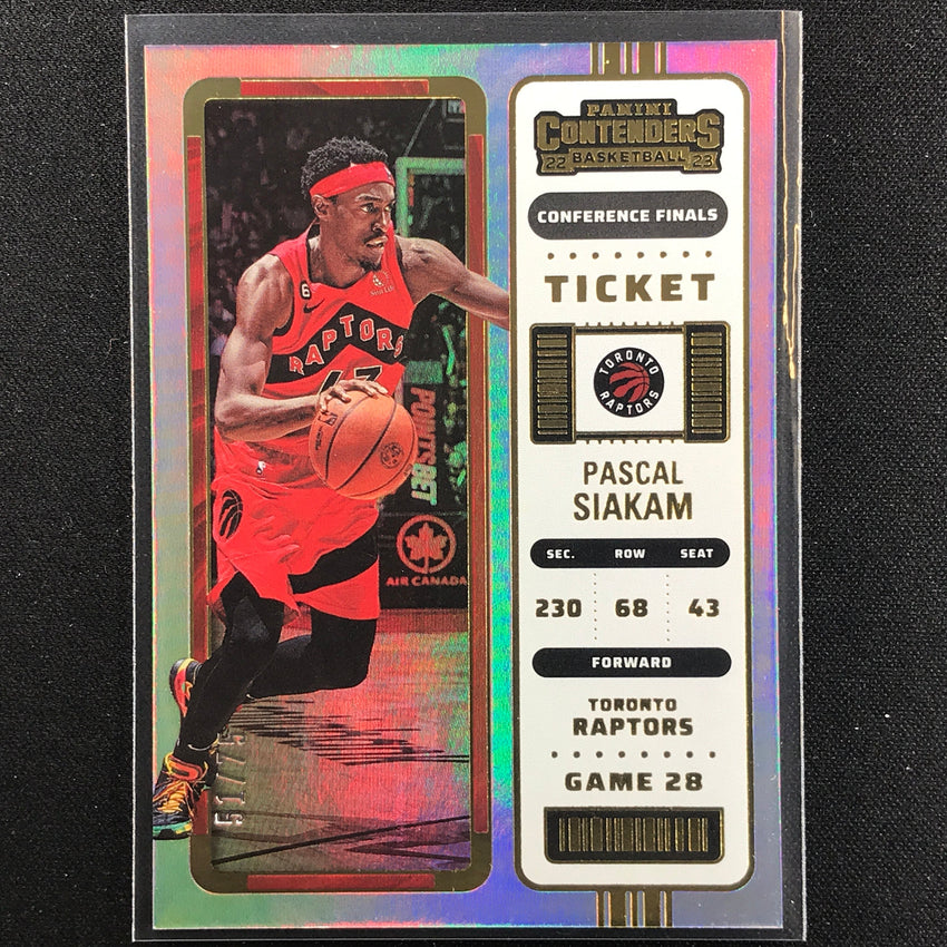2022-23 Contenders Pascal Siakam Conference Finals Ticket 51/75