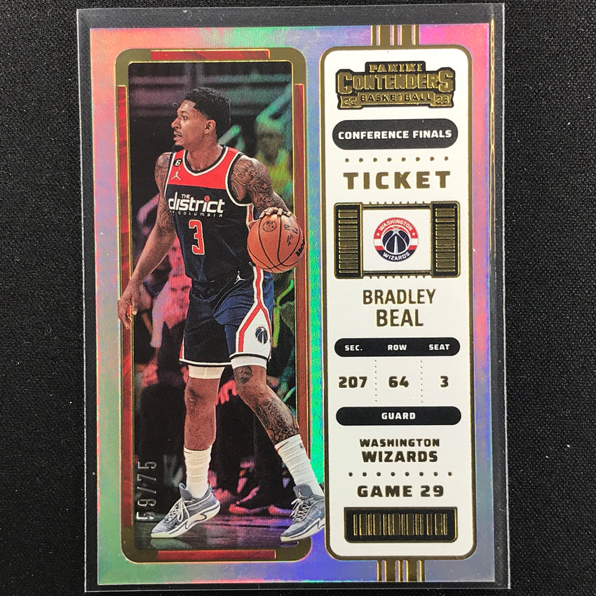 2022-23 Contenders Bradley Beal Conference Finals Ticket 59/75