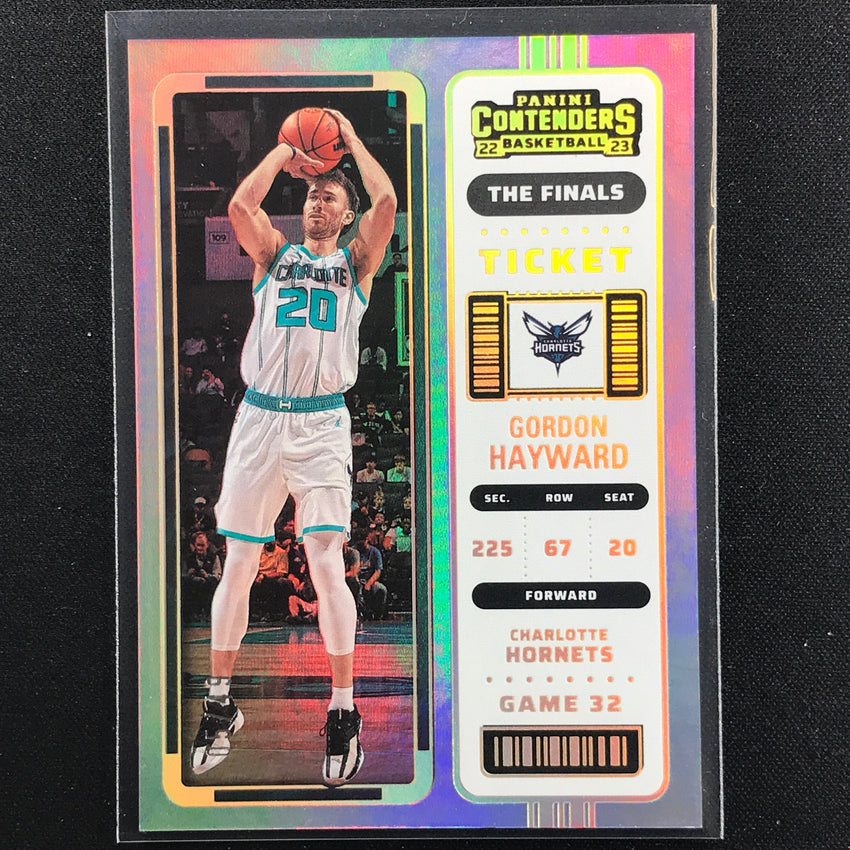 2022-23 Contenders Gordon Hayward The Finals Ticket 5/49