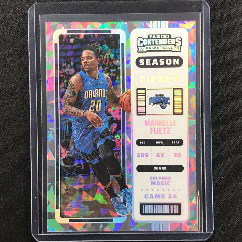 2022-23 Contenders Markelle Fultz Season Ticket Cracked Ice 4/25