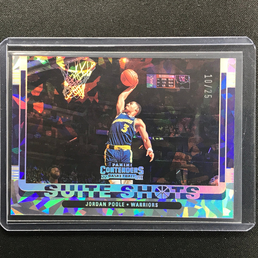 2022-23 Contenders Jordan Poole Suite Shots Cracked Ice 10/25