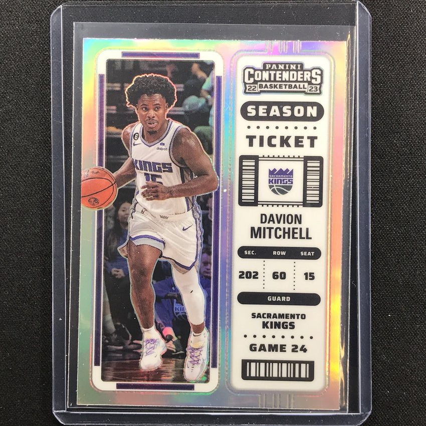 2022-23 Contenders DAVION MITCHELL Season Ticket Premium Edition SP #59
