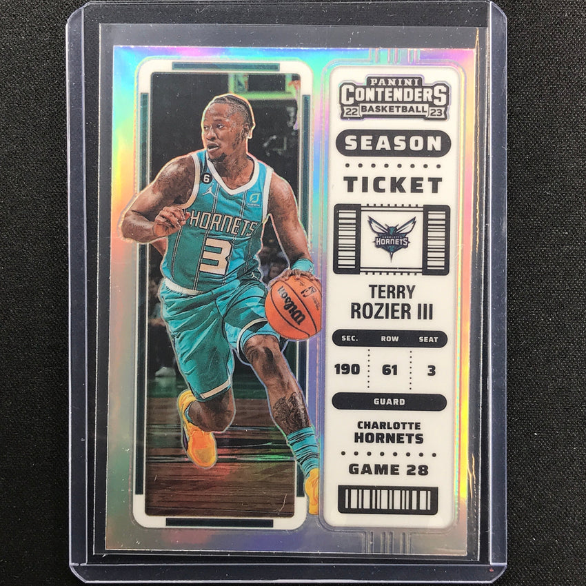 2022-23 Contenders TERRY ROZIER III Season Ticket Premium Edition SP #83
