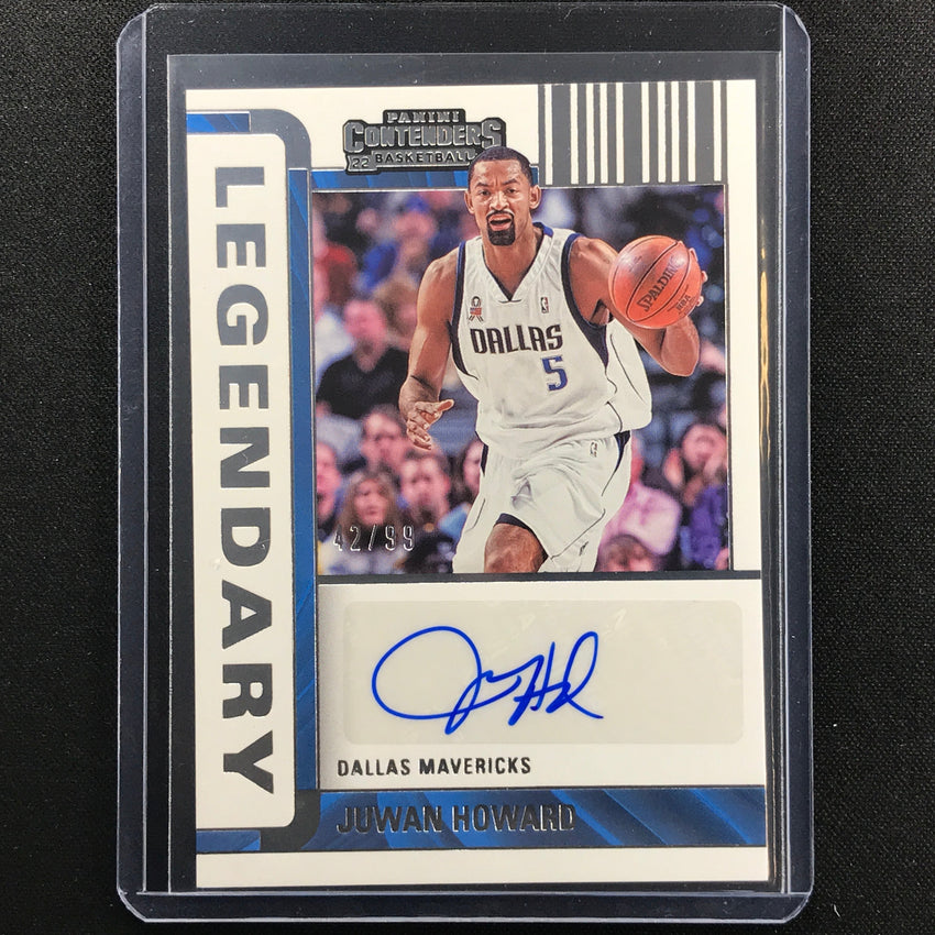 2022-23 Contenders Juwan Howard Legendary Auto 42/99