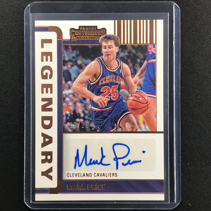 2022-23 Contenders Mark Price Legendary Auto Bronze 3/25