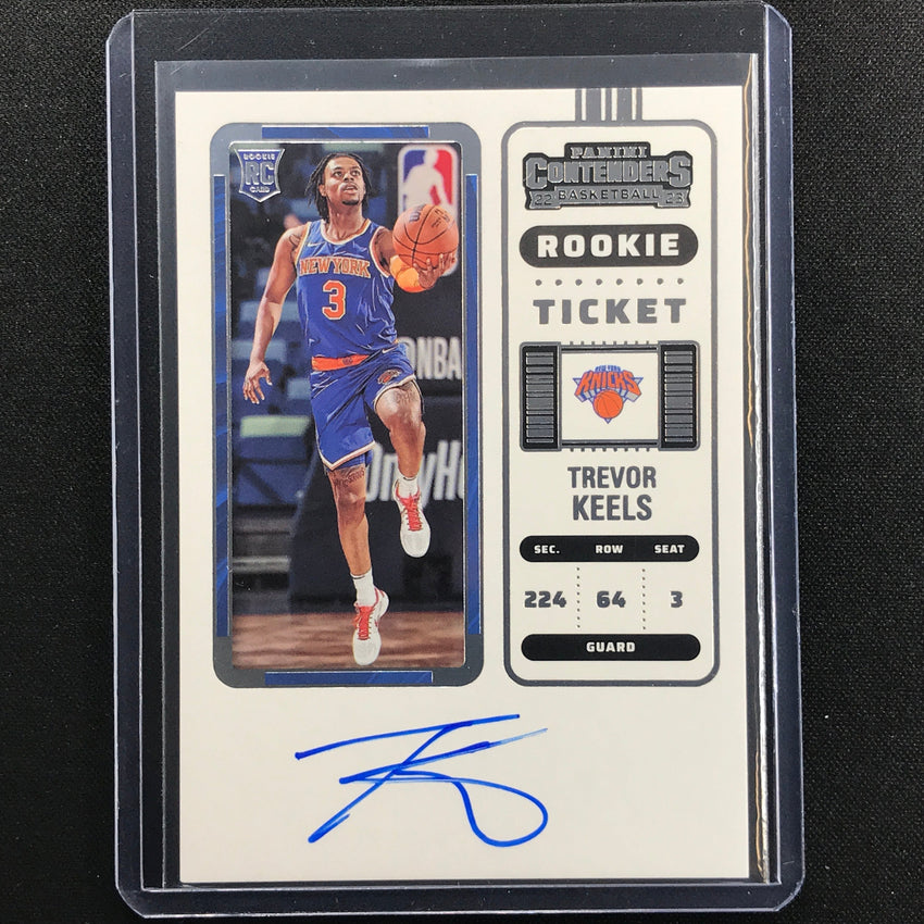 2022-23 Contenders Trevor Keels Rookie Ticket Auto Base No 113
