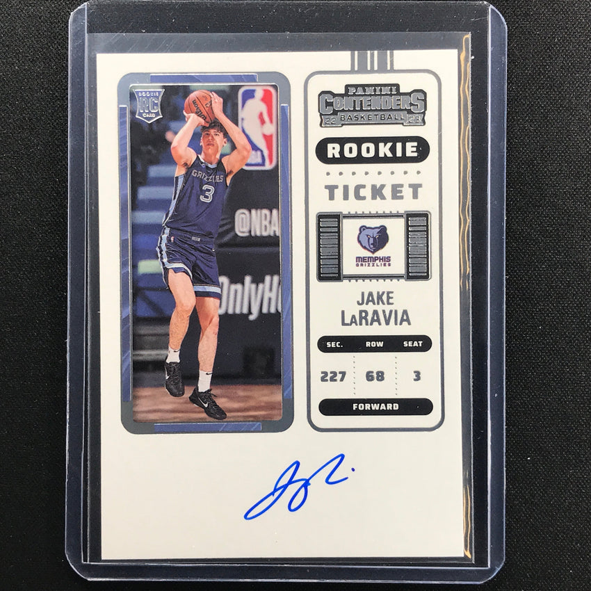2022-23 Contenders Jake Laravia Rookie Ticket Auto Base No 120