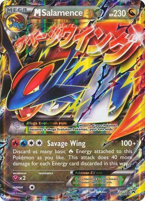 Mega Salamence EX - XY171 - Ultra Rare Promo-Cherry Collectables