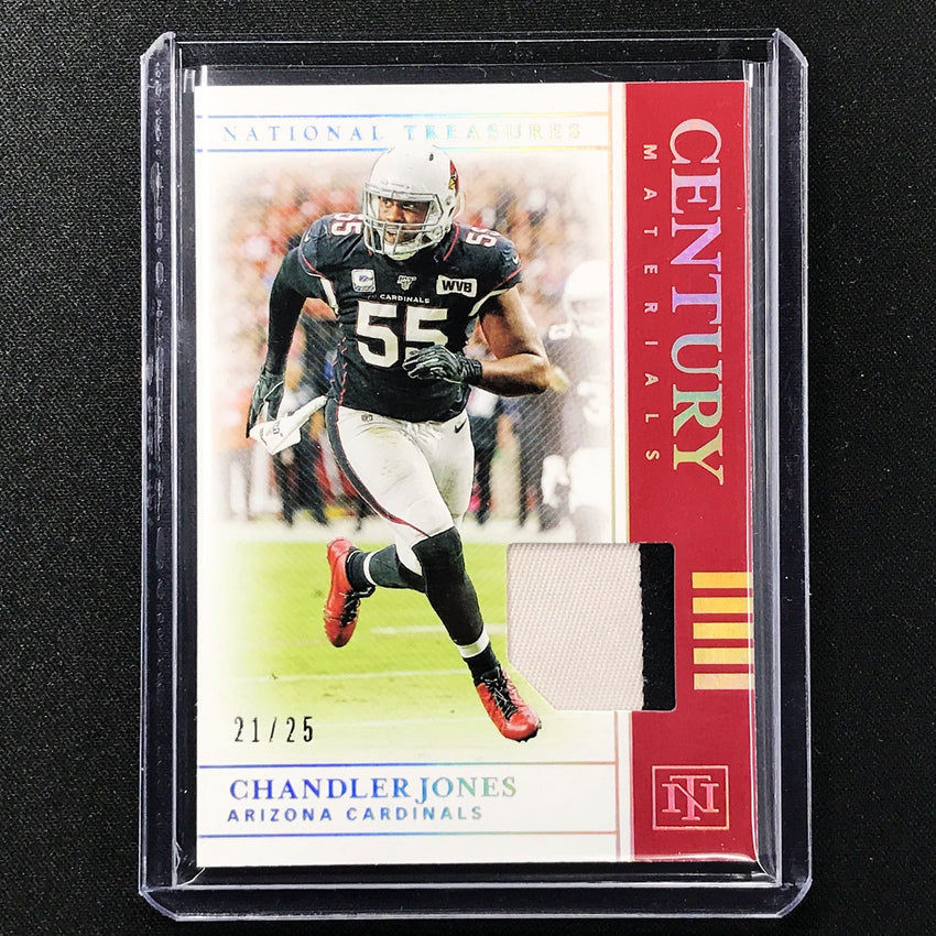 2019 National Treasures CHANDLER JONES Century Materials Patch 21/25-Cherry Collectables