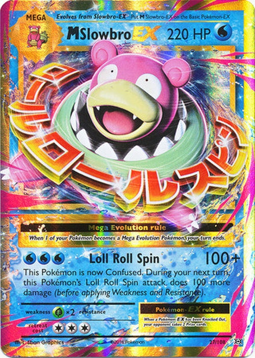M Slowbro EX - 27/108 - Ultra Rare - XY Evolutions-Cherry Collectables
