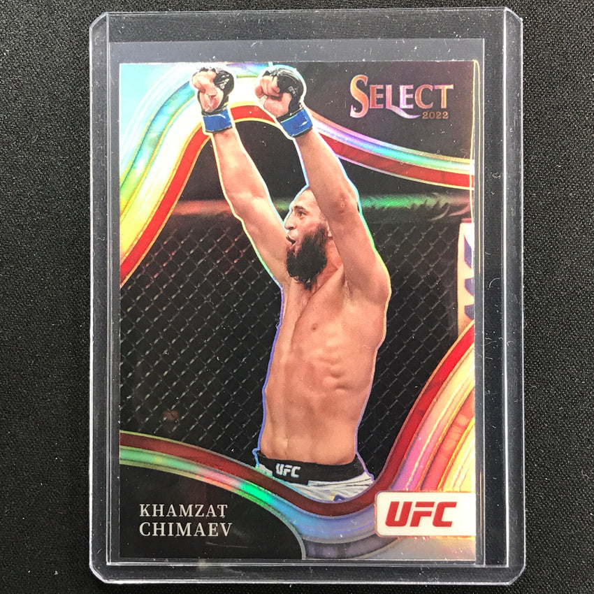 2022 Select KHAMZAT CHIMAEV Octagonside Silver Prizm SP #277