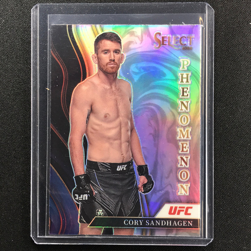2022 Select Cory Sandhagen Phenomenon Silver Prizm No 22